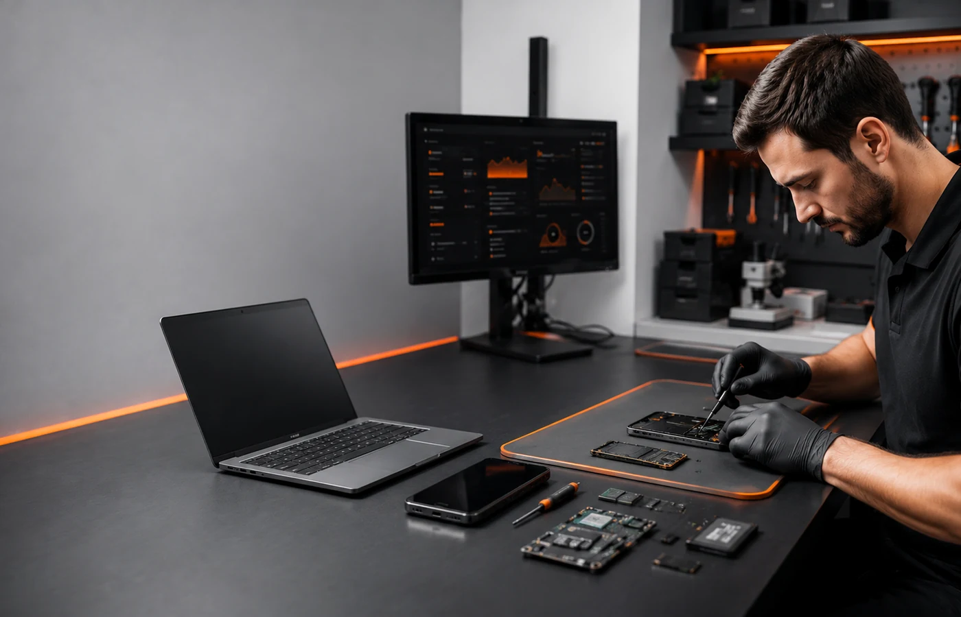 Laptops, desktop computers, data, viruses and hardware upgrades